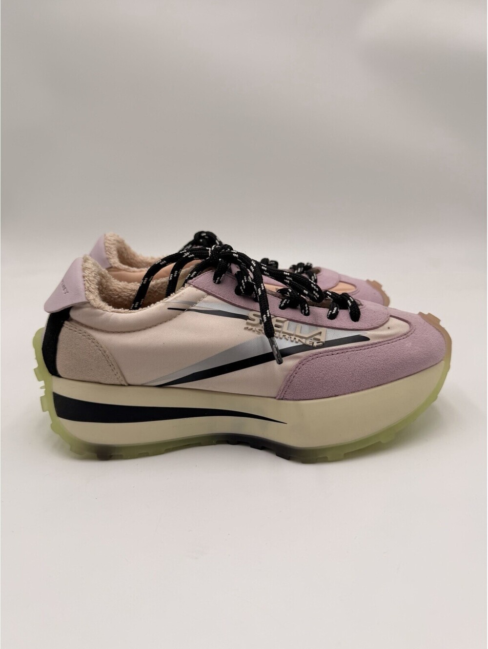 Women’s Stella McCartney Reclypse Low Top Lace Up Multicolor sneakers Size 35